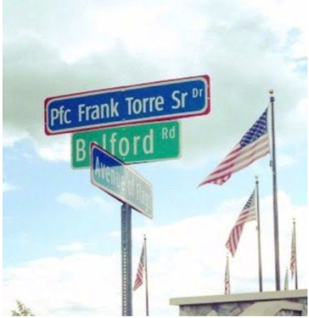Frank Torre’s Generous Donation paves the way to honor fallen heroes.